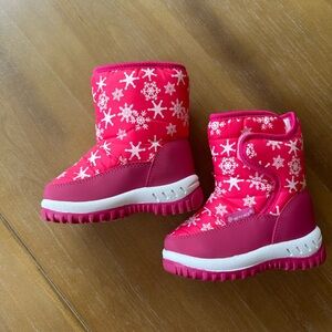 Merence Toddler Pink Winter Boots